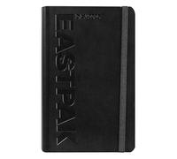 EASTPAK, Agenda 2026 Ufficiale Eastpak, Agenda Giornaliera 12 Mesi Midi, Planner Giornaliero con 352 Pagine, Elastico, Tasca Portatutto, Segnalibro, Calendario 2026 e 2027, Formato 9 x 14 cm, Black