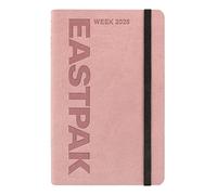 EASTPAK, Agenda 2026 Ufficiale Eastpak, Agenda Settimanale 12 Mesi Midi, Planner Settimanale con 192 Pagine, Elastico, Tasca Portatutto, Segnalibro, Calendario 2026 e 2027, Formato 9 x 14 cm, Mauve