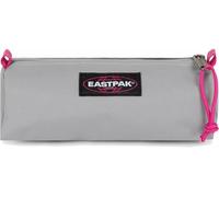 Eastpak Astuccio singolo Benchmark - Astuccio per cancelleria compatto con cerniera e ampio scomparto principale, 6 x 20.5 x 7.5 cm - Kontrast Grey Pink