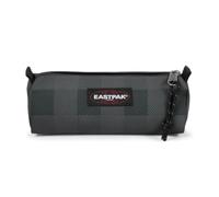 Eastpak Astuccio singolo Benchmark - Astuccio per cancelleria compatto con cerniera e ampio scomparto principale, 6 x 20.5 x 7.5 cm - Checker Grey
