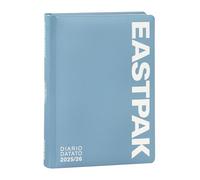 EASTPAK - Diario Scuola 2025-2026, Agenda Medium Giornaliera 13 Mesi, Ideale per Scuola Media e Superiore, con Copertina Imbottita e 352 Pagine Colorate, 12 x 16.5 cm
