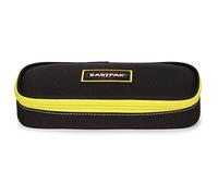 EASTPAK Oval Single Astuccio, 5 cm, Nero (Kontrast Lime)
