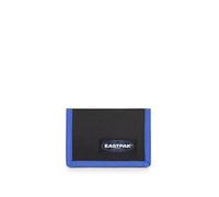 Eastpak Portafoglio singolo Crew - Portafoglio compatto a tre ante con tasca portamonete con zip e portachiavi, design sottile per tutti i giorni, 9.5 x 13.5 cm - Kontrast Black Blue