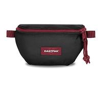 EASTPAK Springer Marsupio portasoldi, 23 cm, 2 L, Nero (Blakout Strip Red)