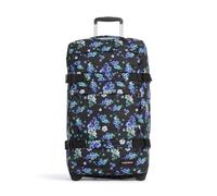 Eastpak - Valigia da 75 litri - Transit'r Plus M Floral Bloom Black in Pelle - Blu