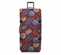 Eastpak Tranverz L Borsone trolley marrone rosso, poliestere, 40 x 79 x 33cm