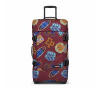 EASTPAK TRANVERZ M Valigia, 67 x 35.5 x 30 cm, 78 L, Clash Burgundy, Rosso