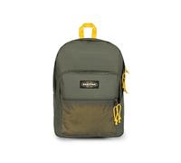 Eastpak Zaino Pinnacle - Ampio zaino a doppio scomparto con organizer interno, schienale e cinghie imbottiti, capacità 38 L, 42 x 32 x 25.5 cm - Kontrast Khaki Yellow