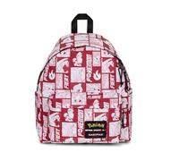EASTPAK ZAINO POKEMON BURGUNDY DAY PAK'R 24 LITRI COLORE BIANCO E ROSSO EDIZIONE LIMITATA 2025 TASCA LATERALE PORTA BORRACCIA E TASCA SUL RETRO CON CERNIERA