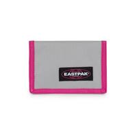 Eastpak Portafoglio singolo Crew - Portafoglio compatto a tre ante con tasca portamonete con zip e portachiavi, design sottile per tutti i giorni, 9.5 x 13.5 cm - Kontrast Grey Pink