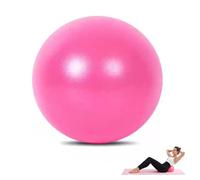 Eastrise Palline morbide per pilates, 22,9 cm, mini sbarra, da palestra, leggere, portatili, con cannuccia gonfiabile per un facile gonfiaggio (casa, palestra e ufficio) (rosa)