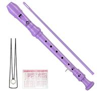 EASTROCK Flauto Dolce ABS Soprano C Flauto Dolce Diteggiatura Tedesca 3 Pezzi per Principiante Studente Viola