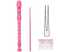 EastRock Recorder Descant Soprano Recorder, C Key Recorder Strumento tedesco per principianti, rosa