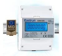 Eastron Misuratore di energia trifase certificato MID kWh e potenza (SDM72DR-MID)