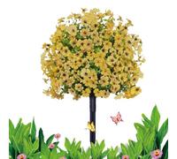 Eastuy Arbusti Artificiali per Esterno - Topiaria Artificiale,Piante A Sfera Viola Con Fiori Realistici Resistenti Ai Raggi UV 58cm Per Portico Giardino Cimitero Matrimonio