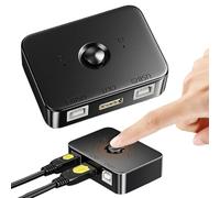 Eastuy Dispositivo Condivisore di Stampante, Divisore Stampante, Selettore Adattatore per Home Recording, Streaming, Aula e Videoconferenze