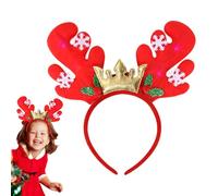 Eastuy Fascia Per Capelli Natalizia Per Donne - Fermagli Multifunzionali | Fermacapelli A Forma Di Corna Di Cervo,Per Feste Divertimento Familiare Festival Tradizione Celebrazione Gioia Delle Feste