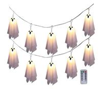 Eastuy Luci Fantasma, Luci Spettrali a Led per Esterni Decorazioni, 10 Pezzi 8 Modalità Illuminazione Ambiente Per Casa Giardino Camera Outdoor Party