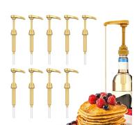 Eastuy Pompa per Sciroppo di Caffè | 10 Pezzi Erogatore per Sciroppo di Caffè | Compatibile con Parti Campionatore 750ml | per Cucina Casa Bar Hotel Viaggio Feste Shampoo Bagnoschiuma Balsamo Anziani