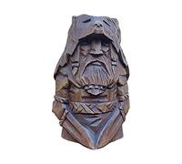 Eastuy Statua Arte in Resina,Odino Norse God Statue Resin Figure - Statua vichinga Barbara per fontane da Giardino, 10×3,5 cm/ 4×1,4 Pollici