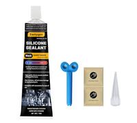 Eastyupin Sigillante per Motori 110g，Pasta Nera guarnizioni Motore，Silicone Alta Temperatura, Silicone Sigillante,Resistente alla Corrosione, Ammortizzante, Facile da Smontare (110, Grammi)