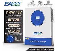 EASUN 11kW 6.2KW 48V inverter solare ibrido 230V 160A MPPT regolatore di carica onda sinusoidale pura off grid inverter ibrido con WIFI