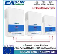 EASUN 18.6KW 12.4KW Ibrido Solare Inverter 48V 230V 120A Mppt Carica Onda Sinusoidale Pura Off Grid Inverter Supporto Parallelo Con WIFI