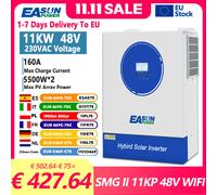 EASUN 4KW 6.2KW 11KW Inverter solare ibrido 48V 24V 230V 160A MPPT Regolatore solare PV 500V Off Grid Inverter con WIFI parallelo