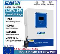 EASUN POWER 3200W Inverter solare 24V 230V MPPT 100A regolatore di carica solare onda sinusoidale pura Off Grid Inverter solare ibrido