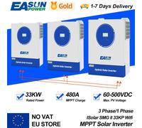 EASUN POWER 33KW 3 fasi 380V inverter solare ibrido 22KW 11KW Off Grid 48V 160A doppio MPPT con RS485 WIFI inverter parallelo