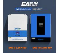 EASUN POWER 6.2KW Inverter solare ingresso fotovoltaico 500Vdc 6500W potenza MPPT 120A caricabatterie 220VAC 48VDC inverter a onda sinusoidale pura con WiFI