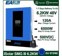 EASUN POWER 6200W 4000W 3200W Off Grid Inverter solare sinusoidale puro 48V 24V 12V 230V 120A Controller MPPT Inverter ibrido con WIFI