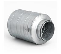 Easy Act Silenziatore Ø 160 mm, lunghezza 300 mm, efficiente silenziatore in acciaio zincato per la riduzione del rumore nei sistemi di ventilazione
