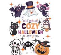 Easy and fun Halloween: coloring book with 50 spooky and simple drawings for kids and adults | Perfect for relaxing and having fun: A book for the ... perfect for setting the Halloween mood!