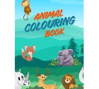 Easy Animal Coloring Book for Kids Ages 3-5