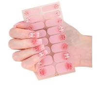 Easy Apply Nails Art Decals Chinese New Year Theme Protective Coating Nails Wraps Stickers for Daily Use Safe Chinese New Year Nails Art