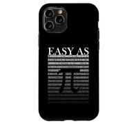 Easy As 3.141592 Pi Day Matematica Nerd Custodia per iPhone 11 Pro