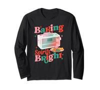 Easy-Bake Oven Vintage Retro Holidays Baking Spirits Bright Maglia a Manica