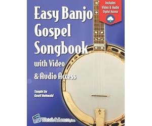 Easy Banjo Gospel Songbook with Video & Audio Access