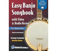 Easy Banjo Songbook for Beginners with Video & Audio Access