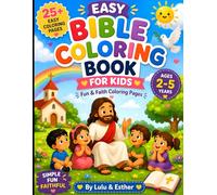 Easy Bible Coloring Book for Toddlers: Animals & Simple Bible Stories Coloring