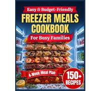 Easy & Budget-Friendly Freezer Meals Cookbook for Busy Families: Dump-and-Go Recipes and a Simple Batch-Cook System to Stock Your Freezer, Save Money, Eat Healthy, and Never Stress About Dinner Again