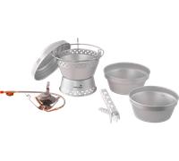 Easy camp cucina e set da cucina con frangivento 1600 w