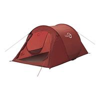 EASY CAMP Pop-Up, Tenda a Tunnel. Unisex-Adulti, Colore: Rosso, 2 Persone