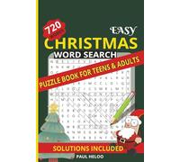 Easy Christmas Word Search Puzzles for Teens and Adults: 60 Festive Puzzles to Celebrate the Season with Fun and Relaxation!