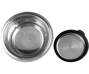 Easy Clean Filter - 5513281001 7313285839 Filtro per 2 tazze DLSC401 compatibile con DeLonghi Dedica EC685 EC850