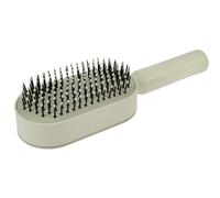 Easy Clean - Spazzola per capelli in plastica, colore: Bianco