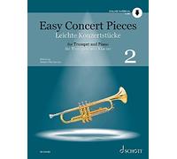 Easy Concert Pieces-volume 2 Trumpet and Piano: 19 Pieces from 5 Centuries. Trompete und Klavier. Ausgabe mit Online-Audiodatei.: Band 2
