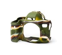 Easy Cover Custodia in silicone per Canon 6d Mark II con LCD di proteggere film (Camouflage)