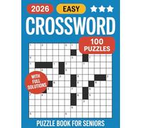 Easy Crossword Puzzle Book for Seniors: Large Print Crossword Puzzles to Relax, Boost Memory, and Keep Your Mind Sharp